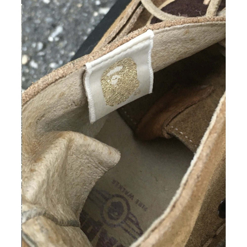 A Bathing Ape High Top Moccasin Bapestas Loafers - Picture 5 of 5